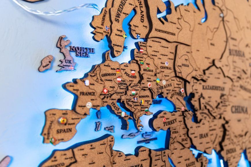 Карты мира CORK 235686439 фото