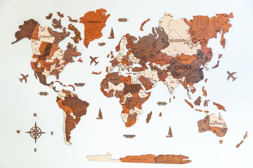 Карты мира BROWN 235686249 фото
