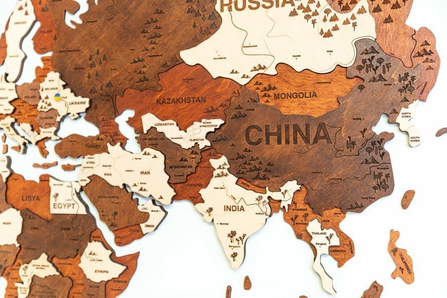 Карты мира BROWN 235686249 фото